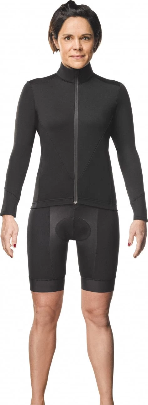 Mavic Sequence Merino Thermo Black Women's Long Sleeve Jersey 3 Mavic Sequence Merino Thermo Black Women's Long Sleeve Jersey - Image 3
