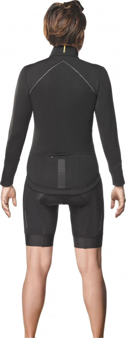 Mavic Sequence Merino Thermo Black Women's Long Sleeve Jersey 5 Mavic Sequence Merino Thermo Black Women's Long Sleeve Jersey - Image 5