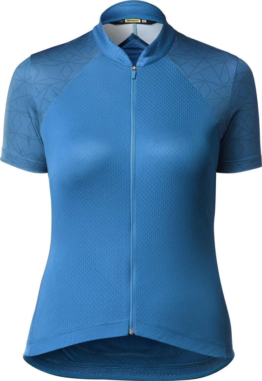 Mavic Womens Long Sleeves Sequence Graphic Mykonos Blue 1 Mavic Womens Long Sleeves Sequence Graphic Mykonos Blue