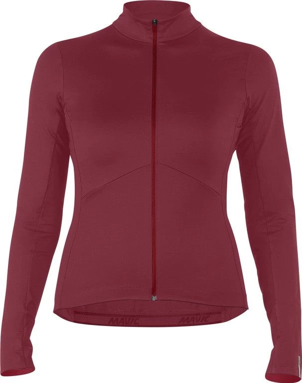 Mavic Sequence Thermo Women's Long Sleeve Jersey Bordeau 1 Mavic Sequence Thermo Women's Long Sleeve Jersey Bordeau