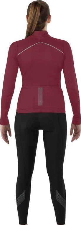 Mavic Sequence Thermo Women's Long Sleeve Jersey Bordeau 5 Mavic Sequence Thermo Women's Long Sleeve Jersey Bordeau - Image 5