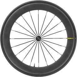 Mavic Ellipse Pro Carbon UST WTS Track Front Wheel With Yksion Pro UST Folding Tire - Black