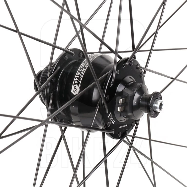 Shutter Precision | Mavic - PL-8 | XC 321 - 28 / 29 Inches Front Wheel With Hub Dynamo - Centerlock - QR - Black 2 Shutter Precision | Mavic - PL-8 | XC 321 - 28 / 29 Inches Front Wheel With Hub Dynamo - Centerlock - QR - Black - Image 2