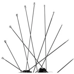 Mavic Spokes 276mm For Cosmic Elite 2014 Front Wheels & Rear Wheels - Non Drive Side (10 Pieces) - 36644801 - Black