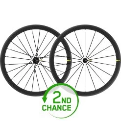 Mavic Cosmic SLR 40 UST Wheelset | Carbon | QR / QR 130 - Shimano HG - 2nd Choice