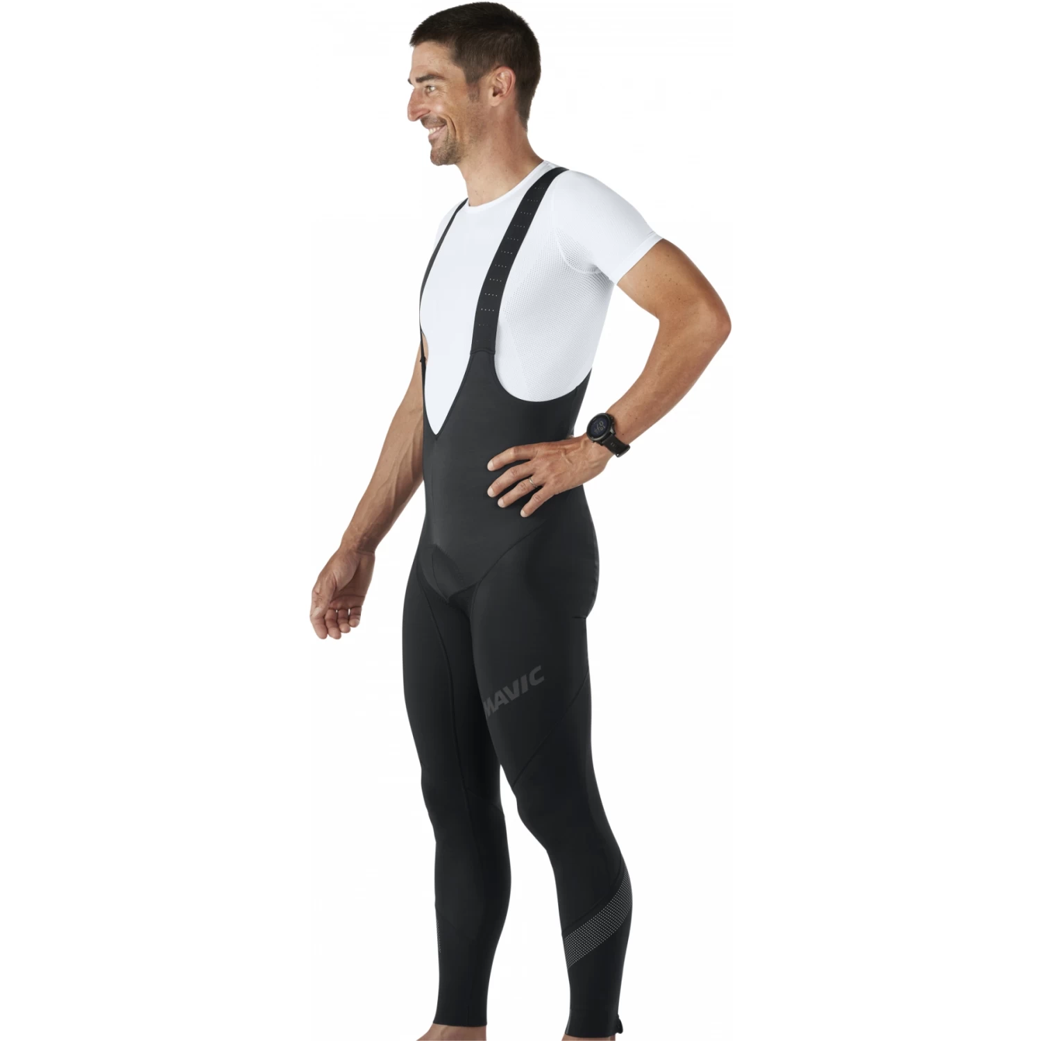Mavic Essential Thermo Bib Tights - Black 4 Mavic Essential Thermo Bib Tights - Black - Image 4