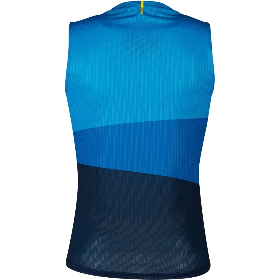 Mavic Hot Ride+ SL Graphic Sleeveless Base Layer - Classic Blue 2 Mavic Hot Ride+ SL Graphic Sleeveless Base Layer - Classic Blue - Image 2