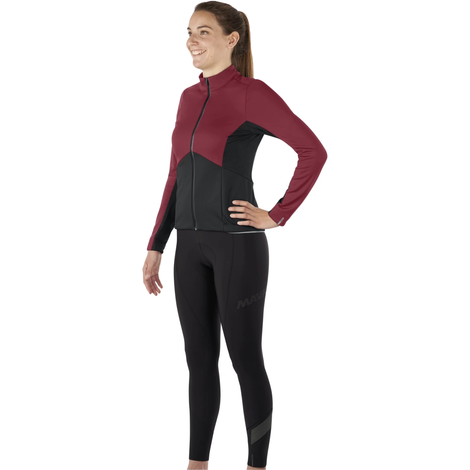 Mavic Nordet Women's Jacket - Deep Claret/black 4 Mavic Nordet Women's Jacket - Deep Claret/black - Image 4