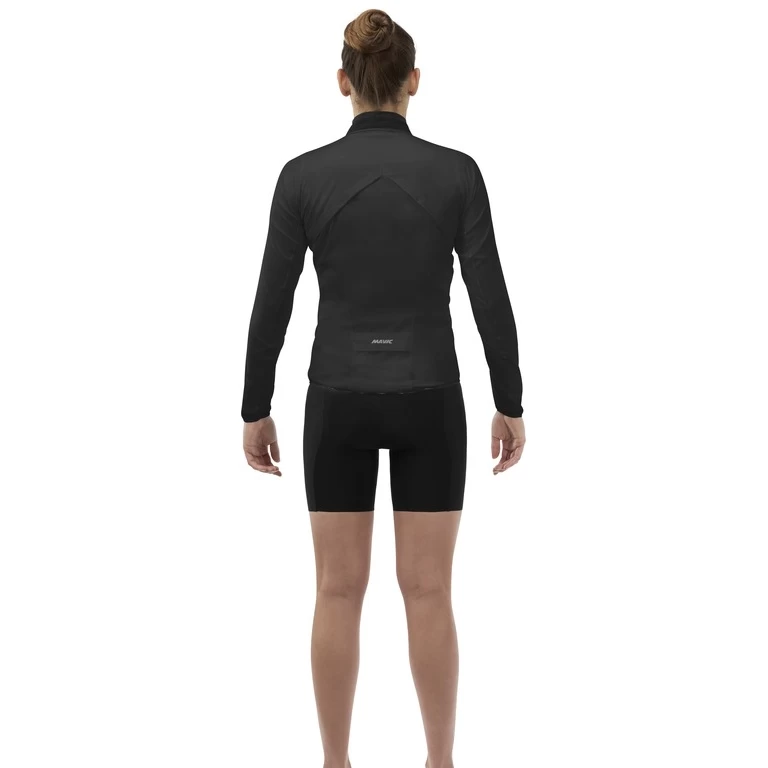 Mavic Sirocco Women's Cycling Jacket - Black 3 Mavic Sirocco Women's Cycling Jacket - Black - Image 3