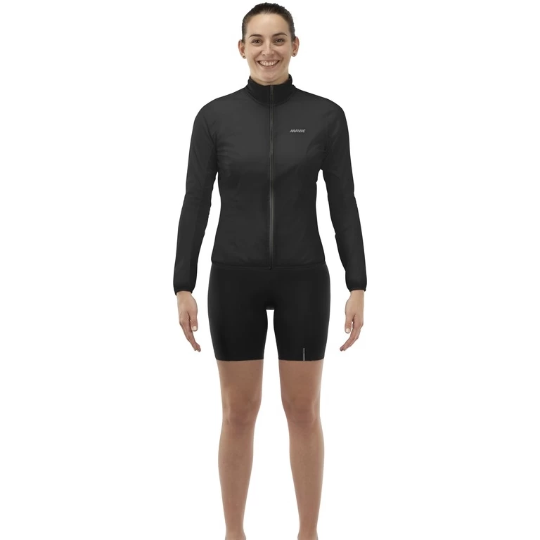 Mavic Sirocco Women's Cycling Jacket - Black 4 Mavic Sirocco Women's Cycling Jacket - Black - Image 4